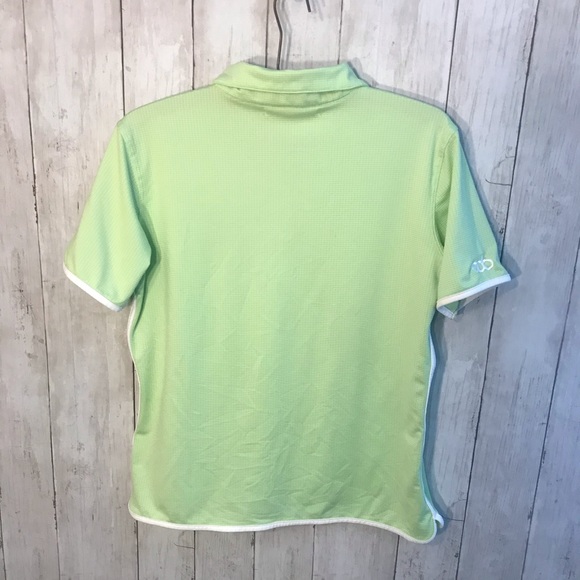 Green Nike Golf Button Up Shirt Size Medium - Picture 5 of 7
